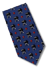 Barbeques Silk Tie