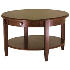 Concord Antique Walnut Finished Coffee Table