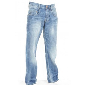 G Star Raw New Radar Low Loose Jeans in Solar Denim Rugby Wash