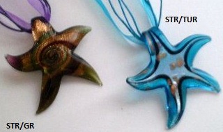 glass jewelry Starfish