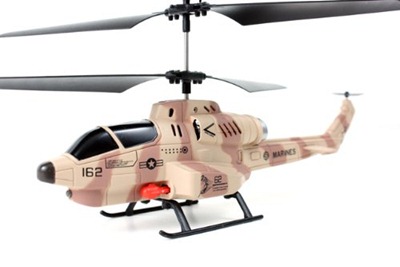 Helizone Combat Fighter 3 Channel Gyro Missile Shooting RC Helicopter