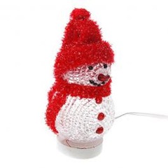 Joy USB Powered Crystal LED Snowman