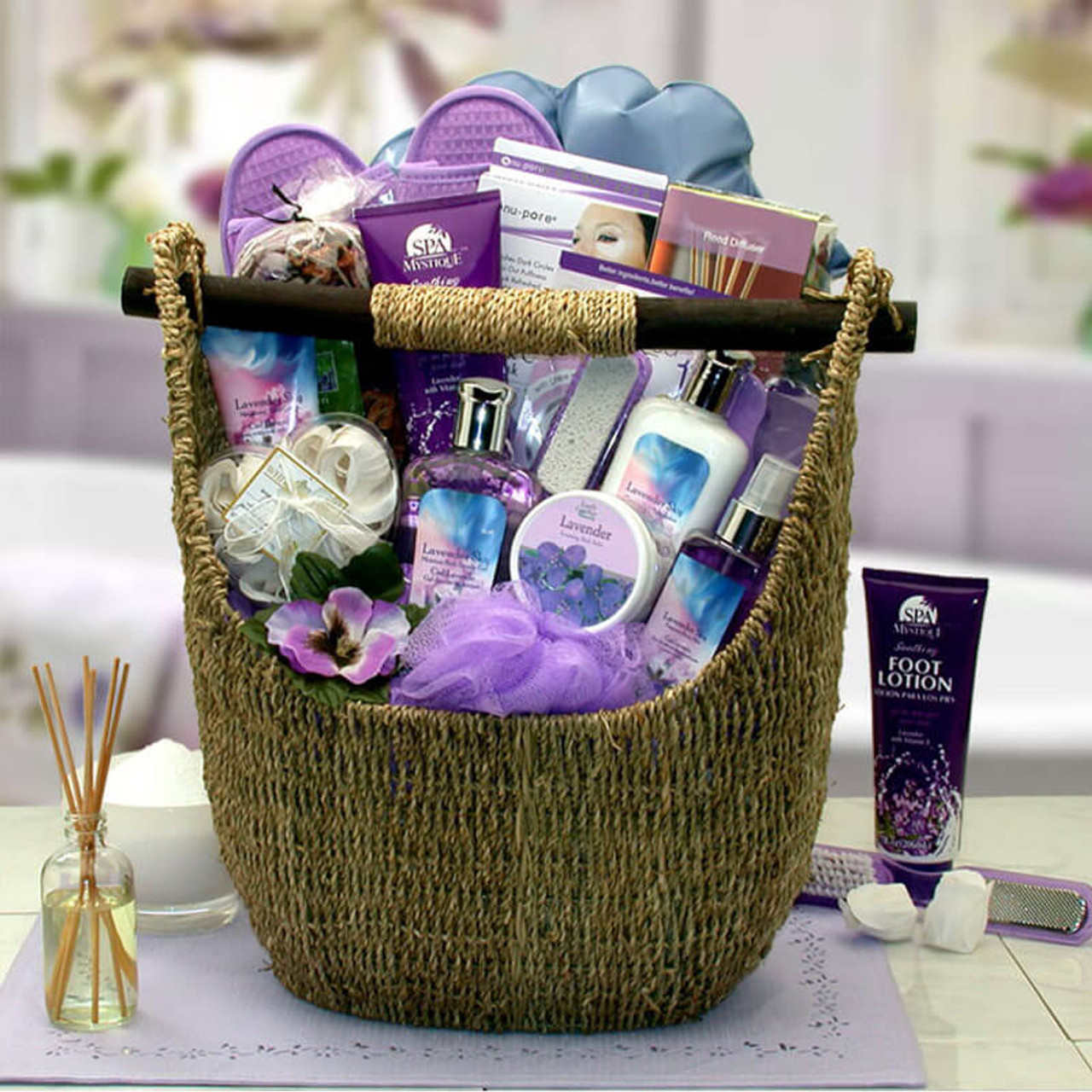 The Ultimate Lavender Bath & Body Tote