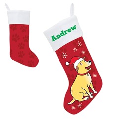 Martha Speaks Snowfall Christmas Stocking