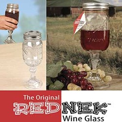 rednek wine glass